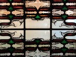 Glas in lood garderobe, detail
<br/>
Gert-Jan Lobbes, 2015